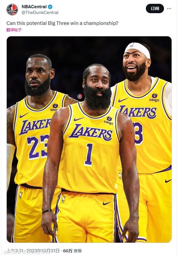 预计周五首秀 美媒晒加盟湖人公牛p图_热议nba社区_腾讯体育社区