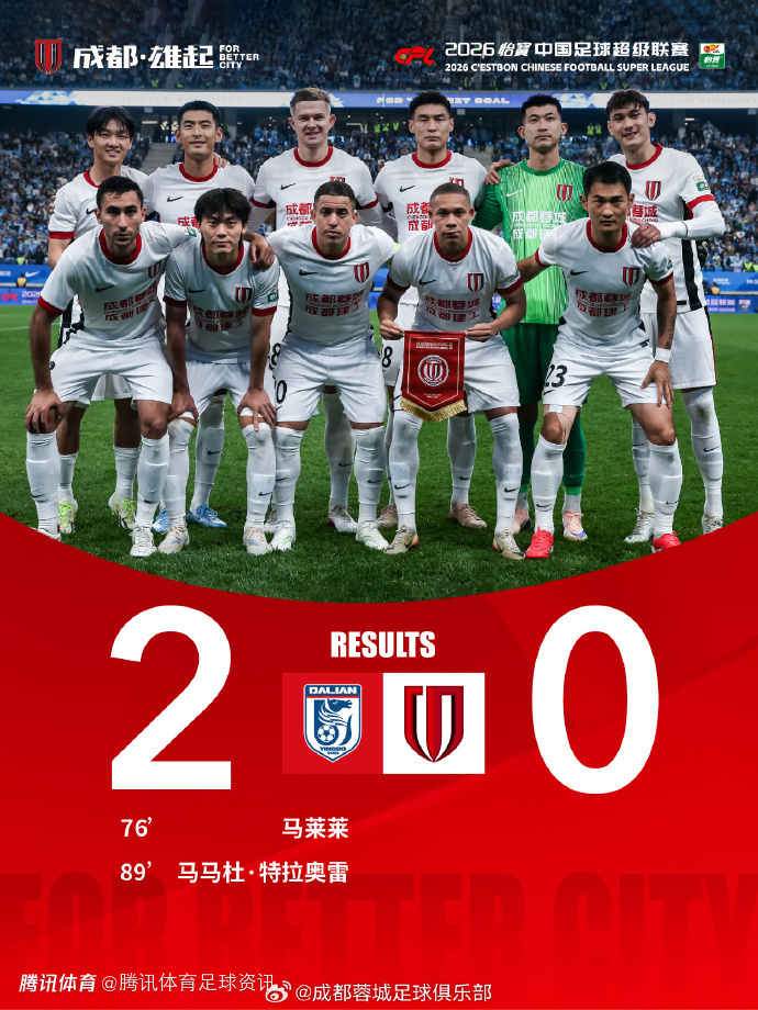  OPTA：成都蓉城0射正 创2023年4月以来单场中超最差纪录