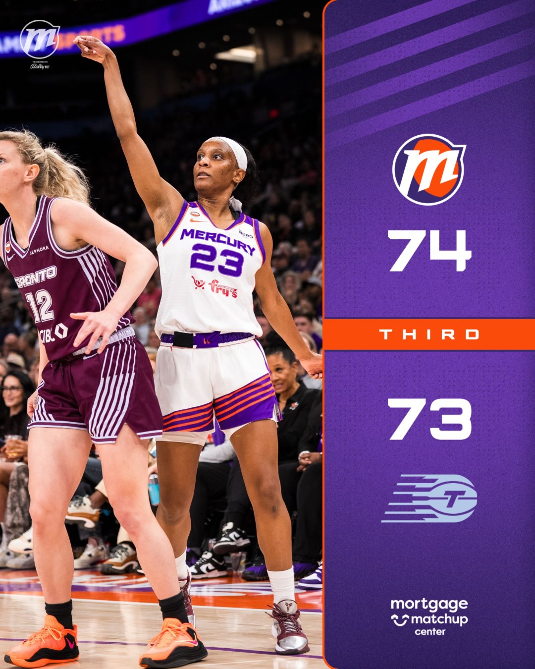  WNBA：赛克斯31分7板6助节奏逆转水星 梅布里30分5板3助