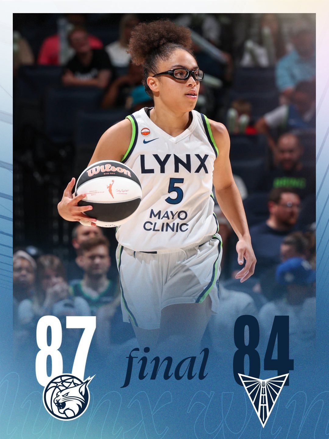  WNBA总裁杯：迈尔斯28分！8记三分刷新新秀纪录 山猫险胜瓦尔基里