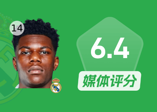 楚阿梅尼比赛数据：3次射门0射正，传球成功率88.89%