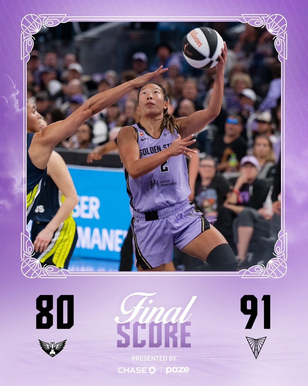  WNBA：瓦尔基里逆转飞翼 华裔球员陈紫柔15分 李月汝仍遭DNP