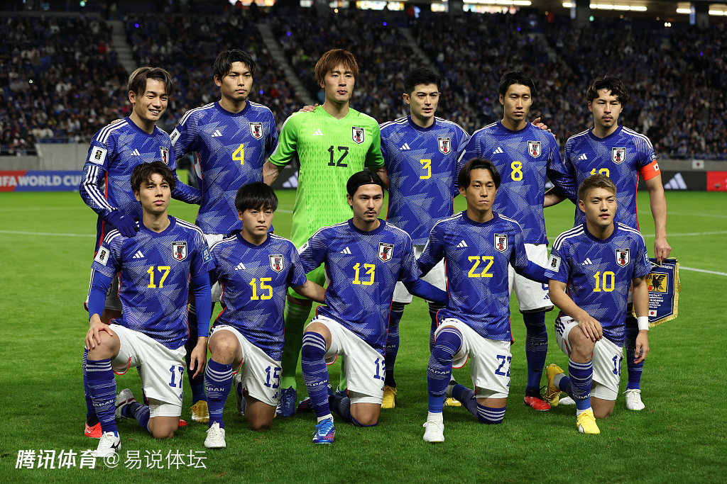 50日本二队轻取世预赛开门红上田绮世戴帽南野拓实2记助攻