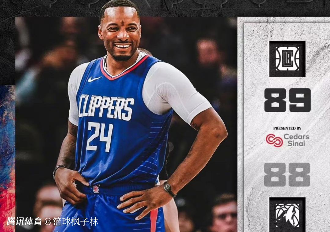 nba常规赛快船客场力克西部第一森林狼小卡325哈登10投0中