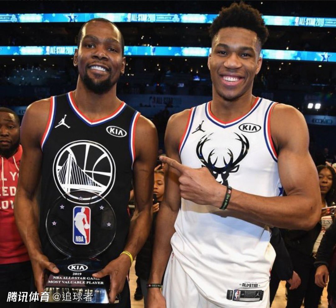 字母哥：杜兰特是NBA最难防守的球员 文班亚马比我大太多了